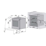 V-Zug Combair V6000 60 60厘米 嵌人式電焗爐 (白金)